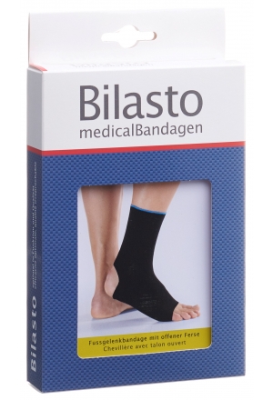 BILASTO supporto caviglia M tacco aperto nero/blu