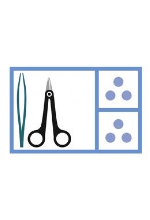 Set per la rimozione delle suture MediSet Forbici per suture 470119 (n)