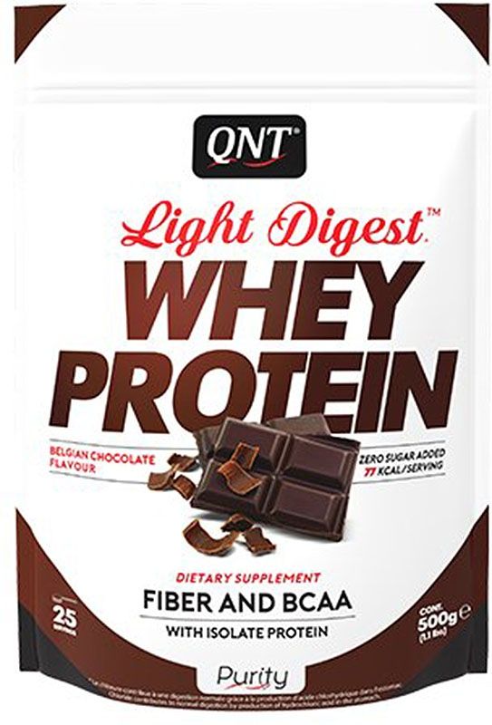 QNT Light Digest Whey Protein Cioccolato Belga 500g
