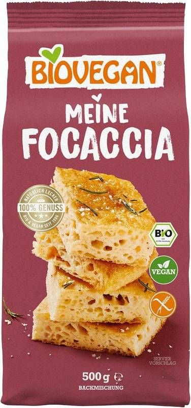 BIOVEGAN Miscela di pane per focaccia veg 500g