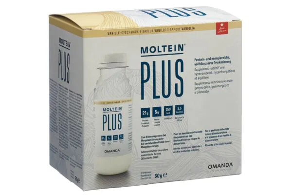 Moltein PLUS 2.5 Vaniglia 6 Fl 50g