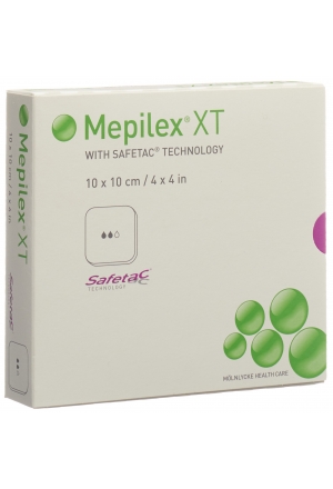 Mepilex Safetac XT 10x10cm steril 5 Stück