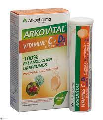 Arkovital Vitamina C + D3 compresse effervescenti 20 pezzi