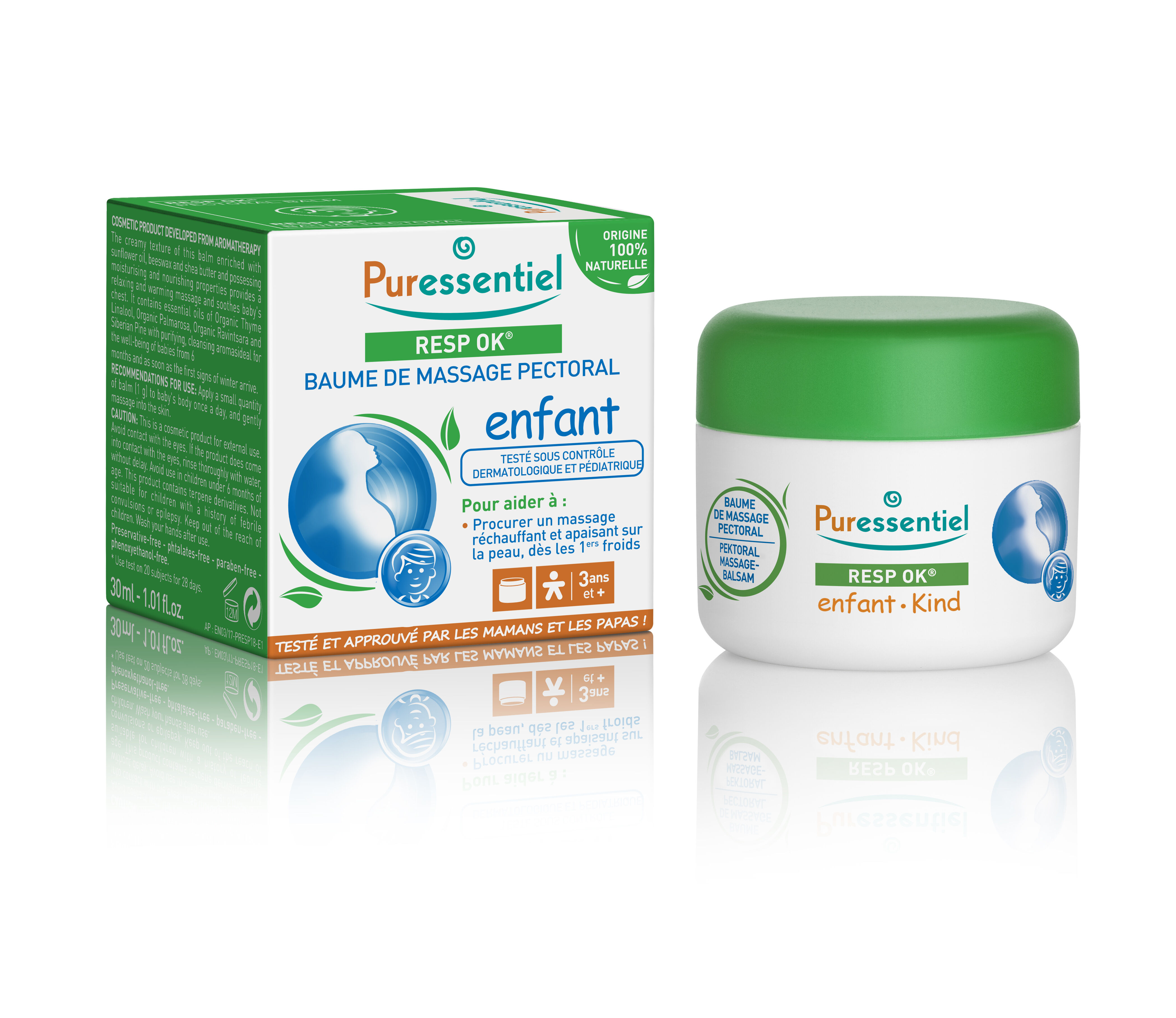 PURESSENTIEL Balsamo da massaggio pettorale per bambini 60 ml