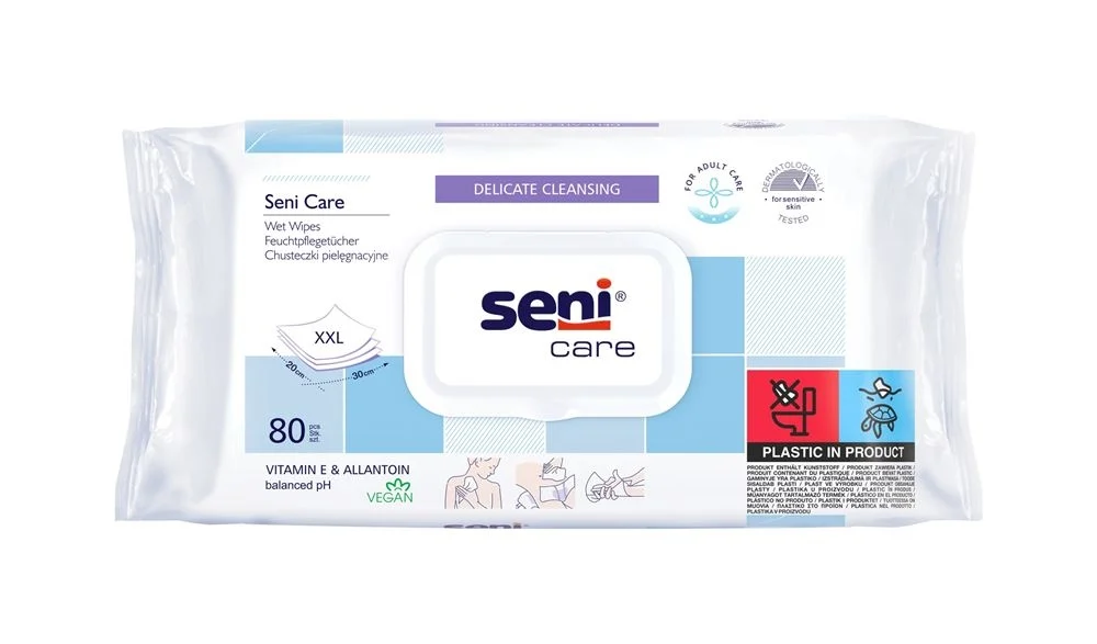 Salviette umidificate Seni Care Klickver 80 pezzi