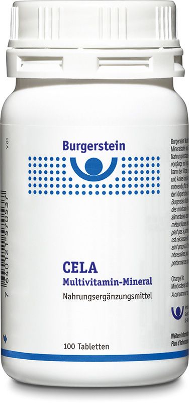 BURGERSTEIN Compresse multivitaminiche e minerali CELA 100 pezzi