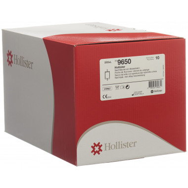 Hollister sacca notturna 2l tubo di drenaggio 120cm valvola di non ritorno sterile 10 pezzi