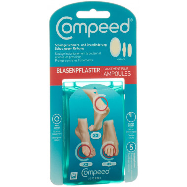 Compeed® Cerotti per vesciche Mix 5 pezzi