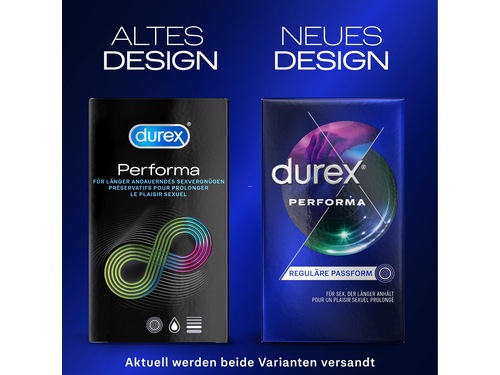 Durex Performa Präservativ für längeren Sex 12 Stück
