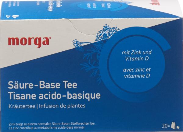 MORGA Tè acido-base c/H Btl 20 pezzi