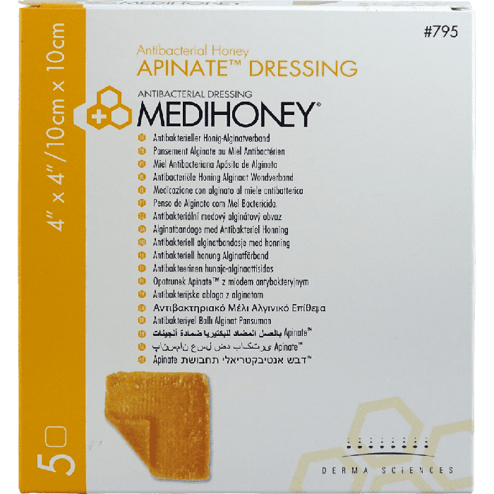 MEDIHONEY Antibact Apinate Dress 795 10x10cm 5 Stück