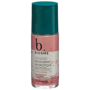 Biosme Deodorante probiotico Roll on Coco corail Ricaricabile Fl 50ml