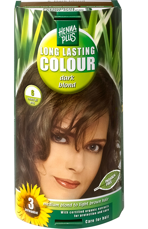 HENNA PLUS Colore a lunga durata 6 biondo scuro