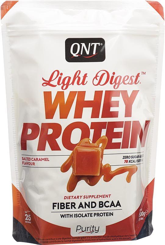 QNT Light Digest Proteine del siero di latte Caramello Salato Btl 500g