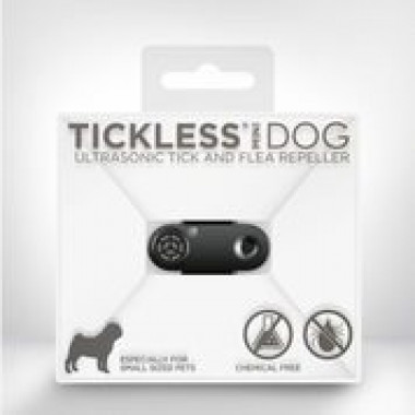 Mini repellente per zecche e pulci per animali domestici Tickless nero