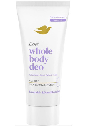 DOVE Deo Crema Corpo Intera Lavanda e Camomilla senza alluminio 75ml