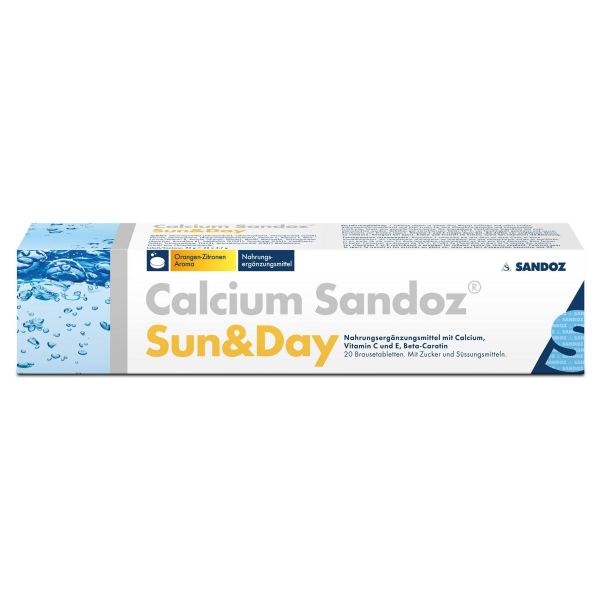 Calcium-Sandoz® Sun & Day Compresse Effervescenti 20 pezzi