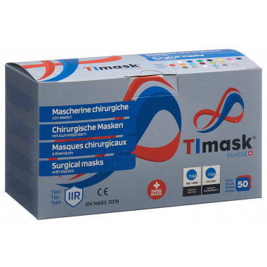 TImask maschera medica monouso tipo IIR Elegance 50 pezzi