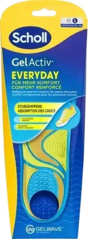 Scholl GelActiv Casual soletta L GelWave 1 paio