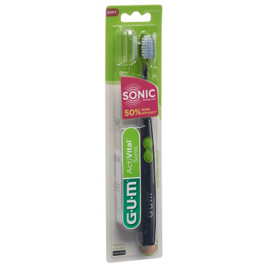 GUM ActiVital Spazzolino sonico nero