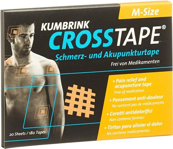 CROSSTAPE® Nastro per agopuntura del dolore M 180 pezzi
