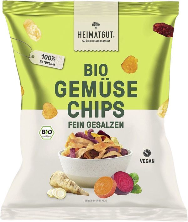 HEIMATGUT patatine vegetali finemente salate (n) 100g