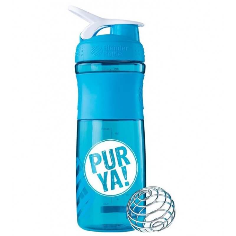 Purya! Bottiglia shaker blu