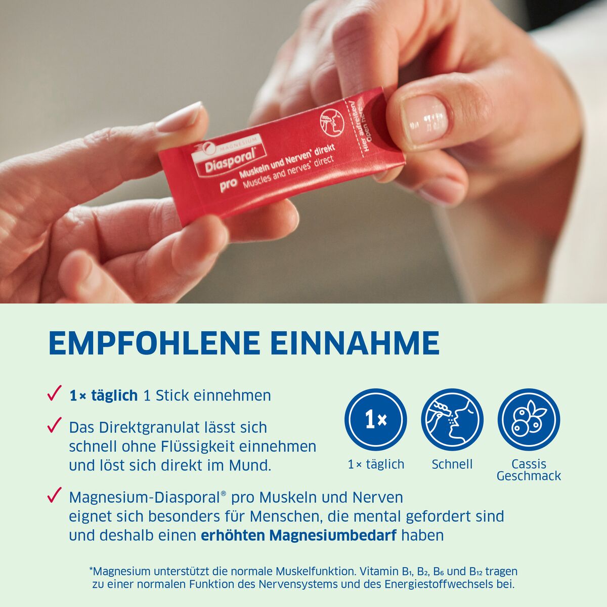 Magnesio Diasporale Pro M+N Direct 30 bastoncini 