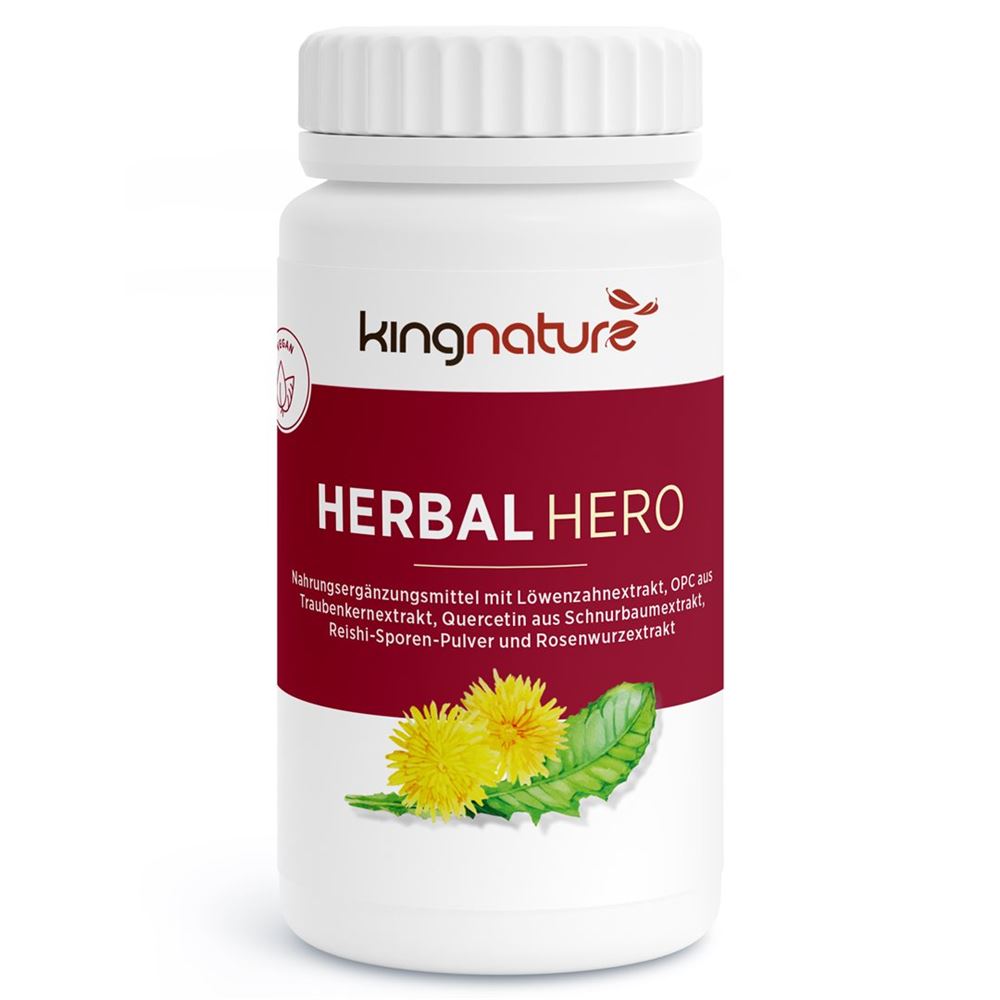 KINGNATURE Herbal Hero Kaps Ds 60 pezzi