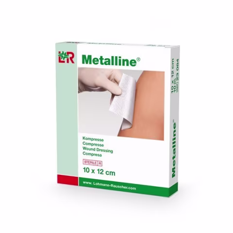 Compresse Metalline sterili 12 x 10 cm, 50 pezzi
