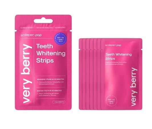smilepen Pop Strisce bianche per denti Ve Berry 7 x 2 pezzi