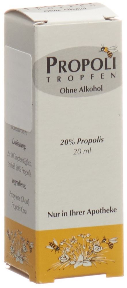 Gocce Propoli 20% senza alcool 20ml