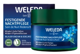 Weleda Trattamento Notte Rassodante Genziana Blu e Stella Alpina Vasetto 40ml