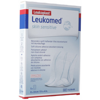 Leukomed pelle sensibile 8x10cm 5 pezzi