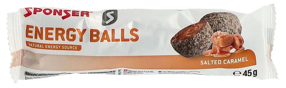 SPONSER® Palline energetiche al caramello salato 45g