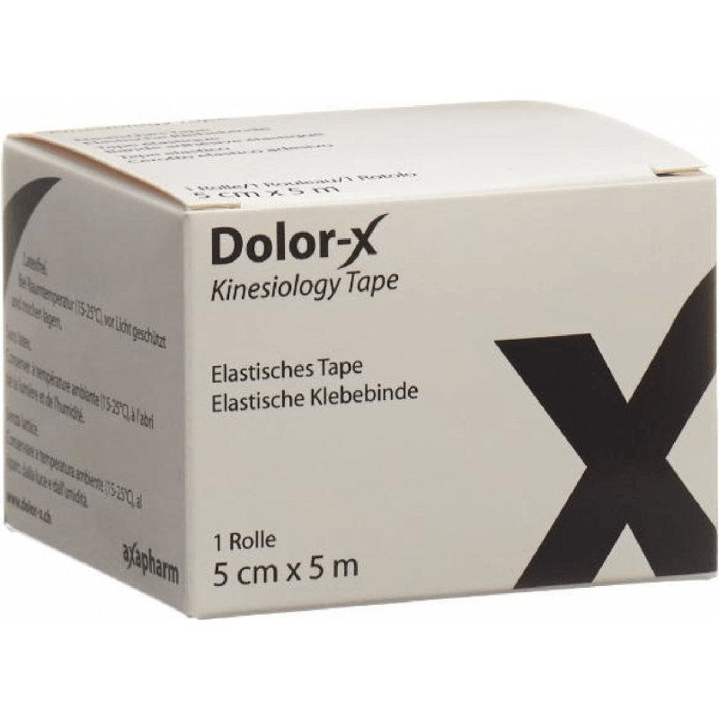 Nastro kinesiologico Dolor-X 5cmx5m nero