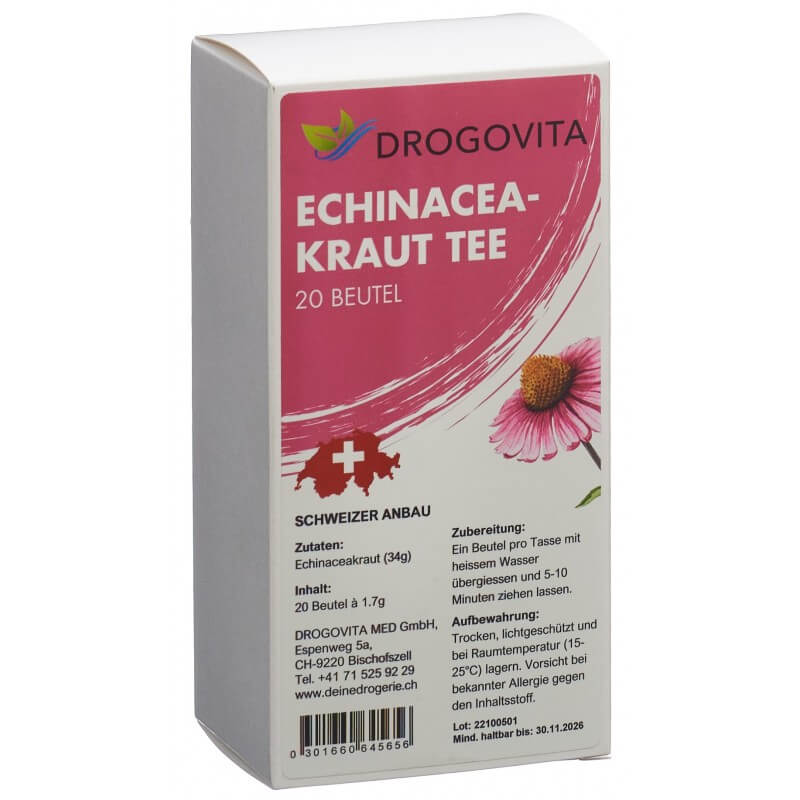 Drogovita Tè all'echinacea Btl 20 pezzi