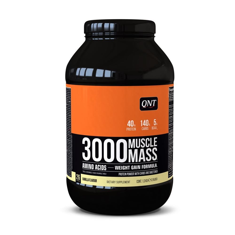 QNT Muscle Mass 3000 Vanilla Ds 1,3 kg
