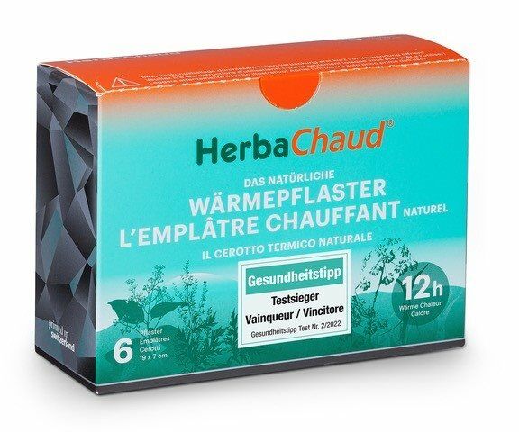 Cerotti termici HerbaChaud® 19x7cm 6 pezzi