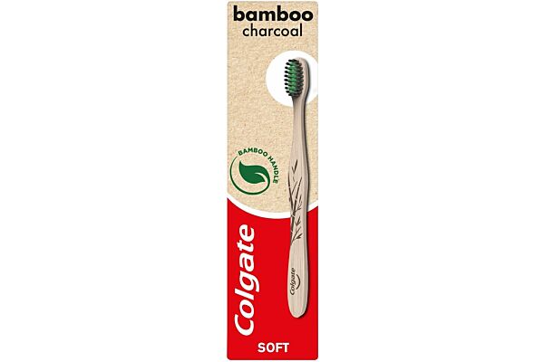 Spazzolino da denti al carbone attivo Colgate Bamboo