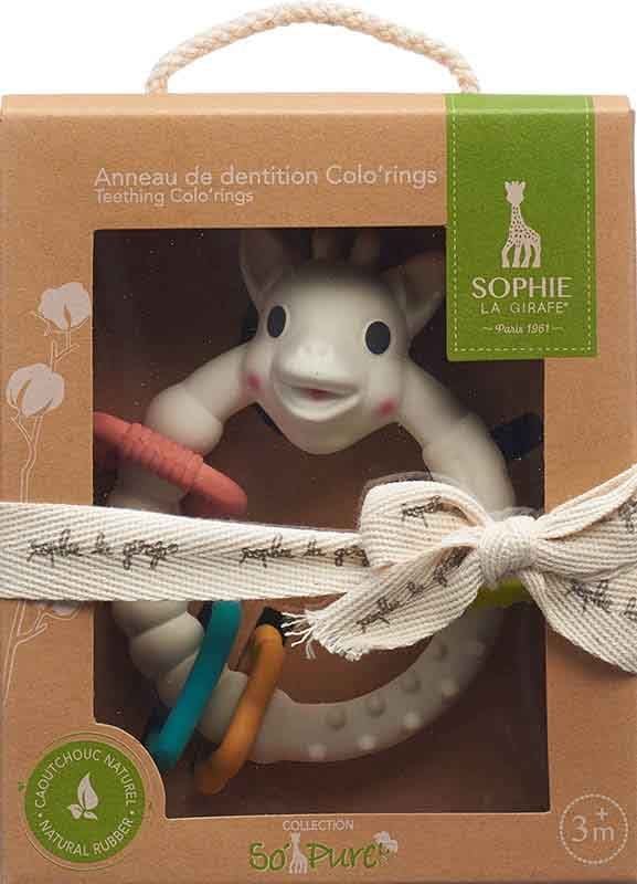 Sophie la girafe anello per la dentizione Colo'rings