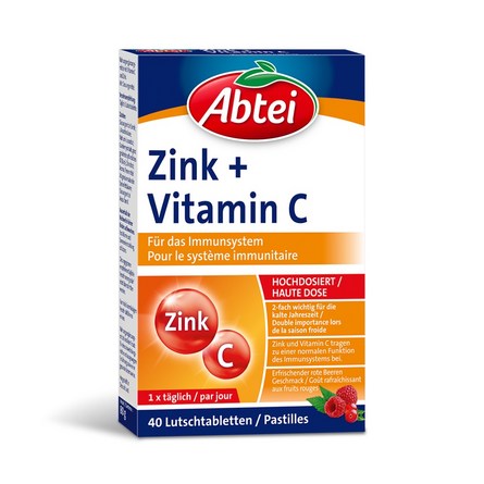 ABTEI Zinco + C pastiglie 40 pezzi