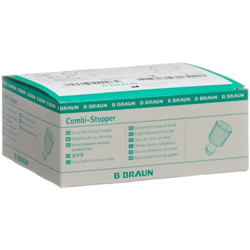 B. Braun Combi Closure Cono bianco Luer Lock 100 pezzi