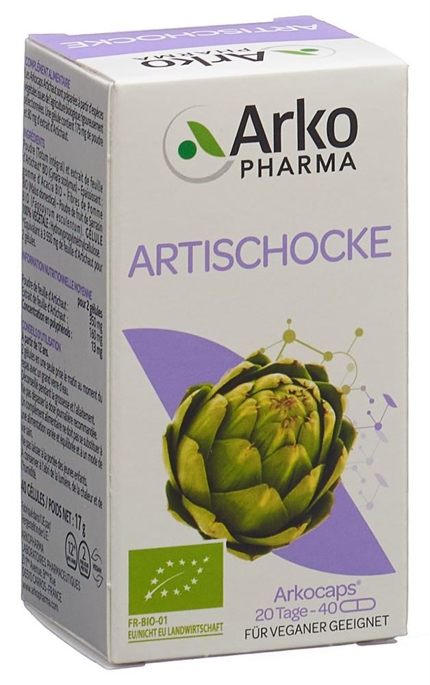 ARKOCAPS Capsule di carciofo biologico Ds 40 Capsule