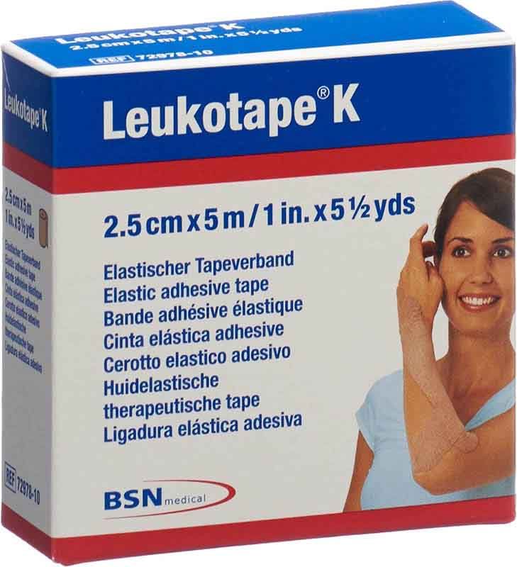 Nastro kinesiologico Leukotape® K 5mx2,5 cm color pelle