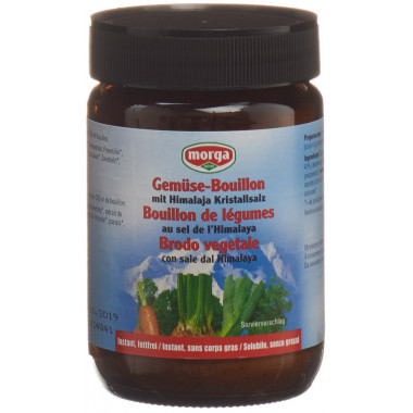 Brodo vegetale Morga con sale dell'Himalaya 200g