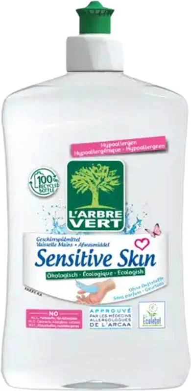 L'ARBRE VERT ?ko liquido per lavastoviglie pelle raccomandata 500 ml