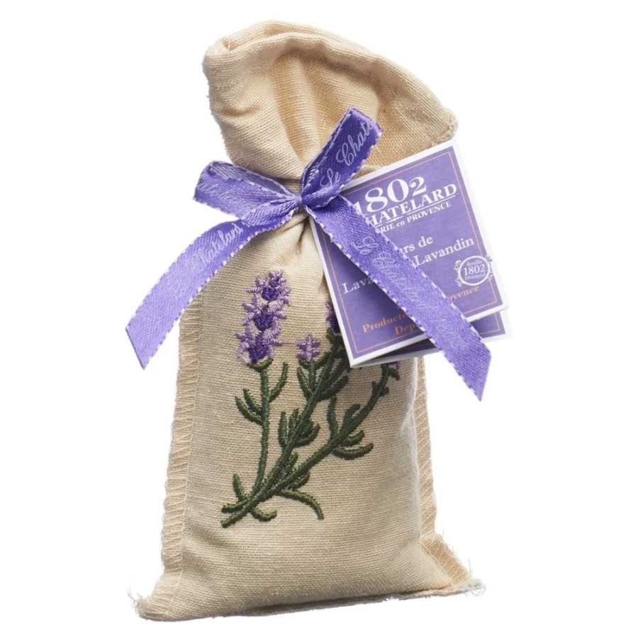 AROMALIFE Bustine di lavanda in sacchetto di lino 25g