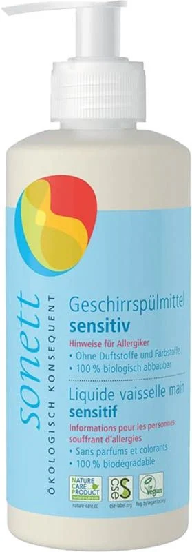 Sonett detersivo per piatti sensitive Disp 300ml