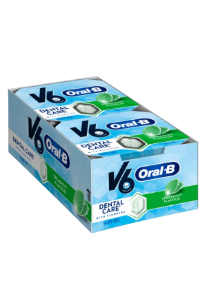 V6 Gomma da masticare alla menta 12 x 10 pezzi